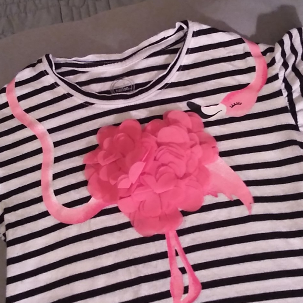 Wonder nation Pink Flamingo Top - Picture 2 of 6